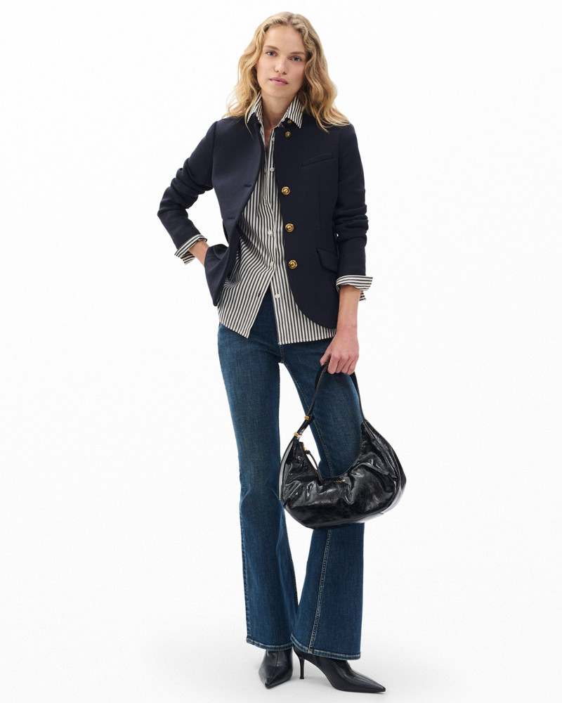 rag & bone Slade Textured Knit Blazer outlook
