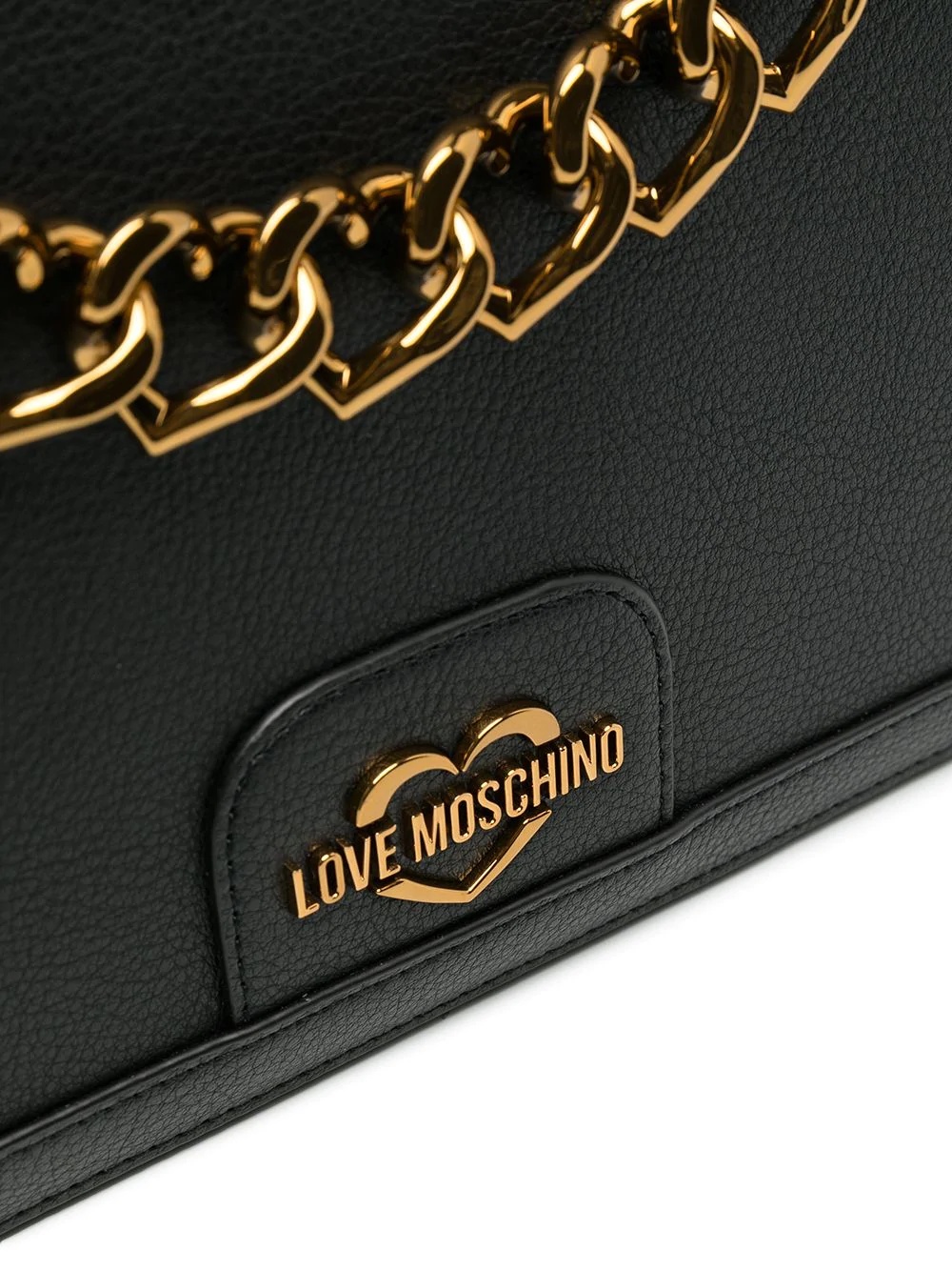 chain heart crossbody bag - 4