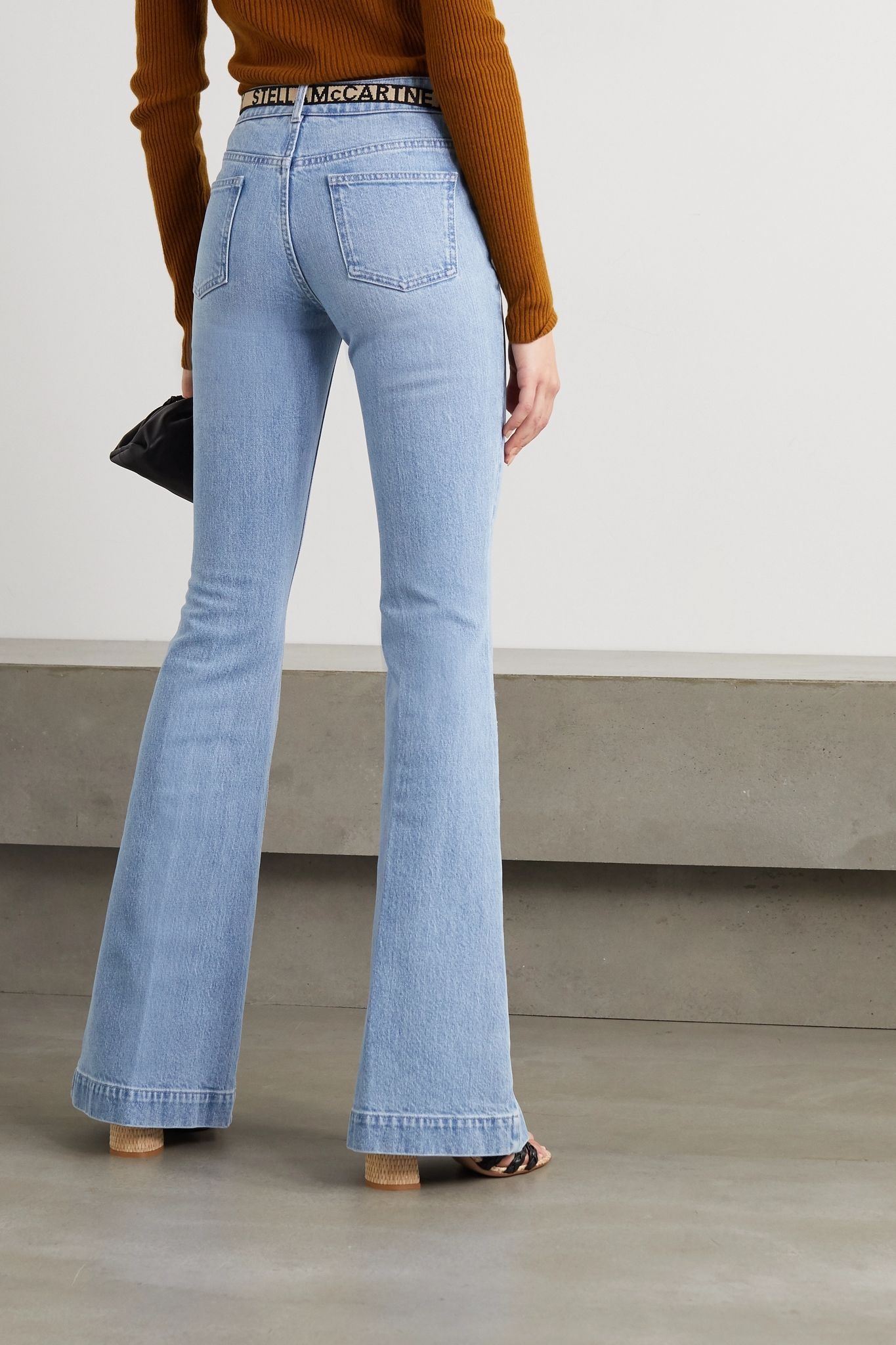 Salt & Pepper belted mid-rise flared jeans - 3