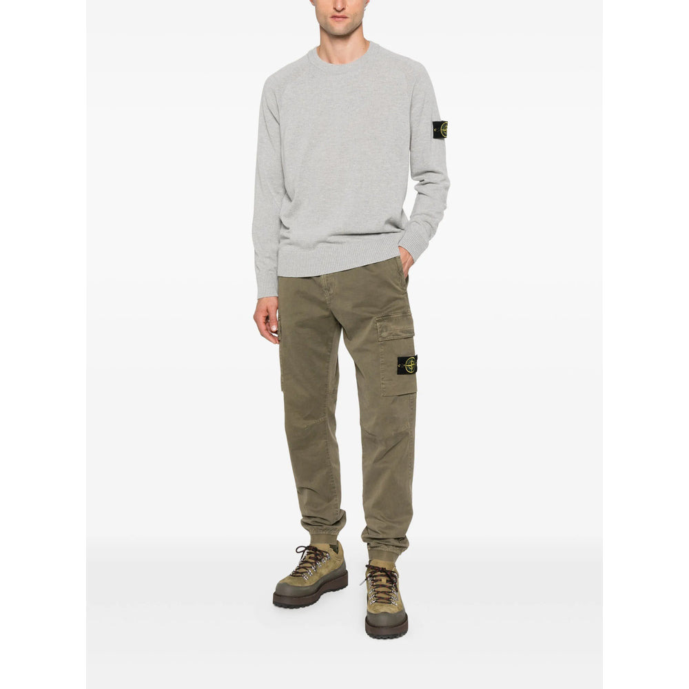 Stone Island Green Trousers - Regular & Straight-Leg Trousers Men - 2