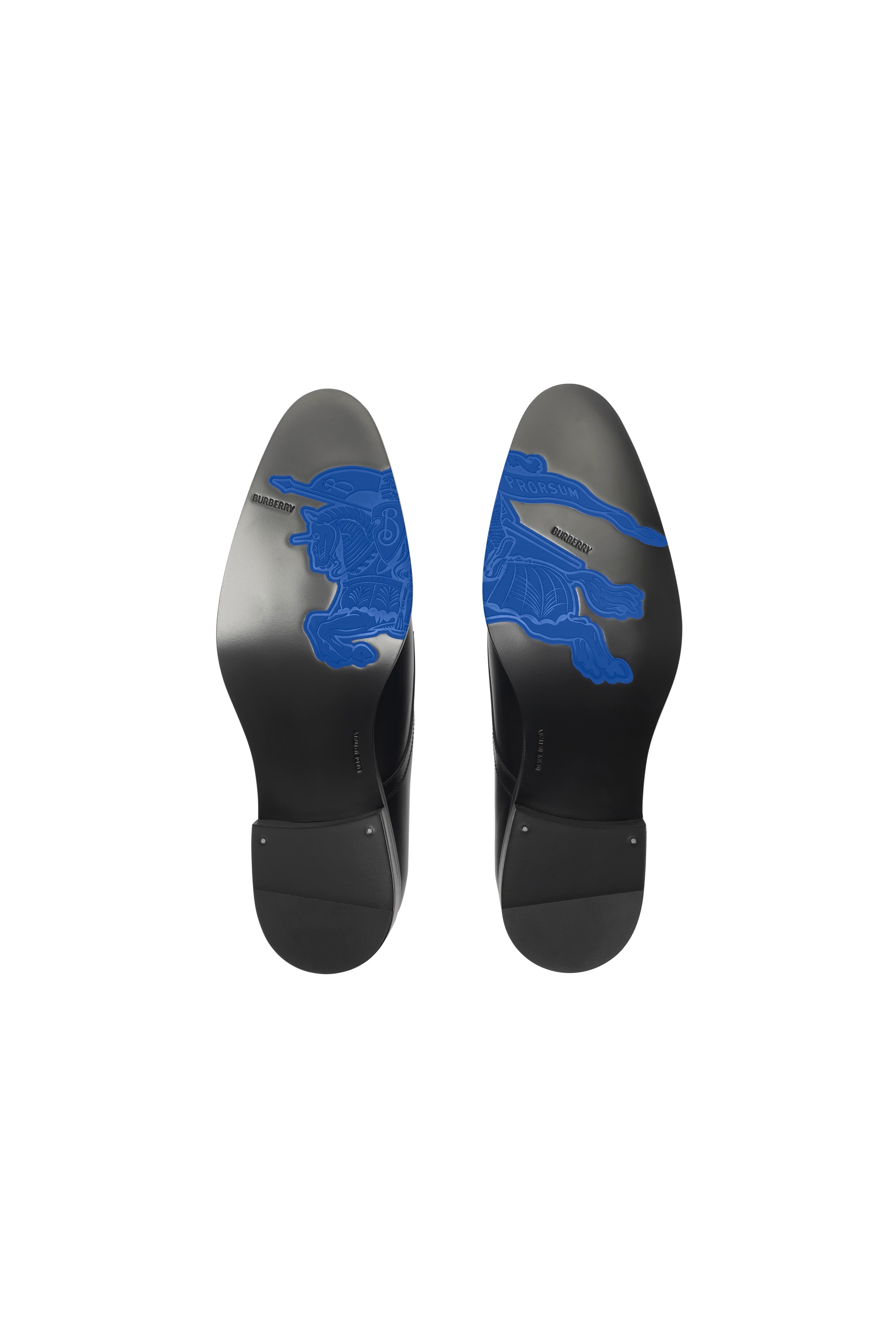 burberry Leather Carlyle Stamp Derby Shoes in Black at Nordstrom - 6