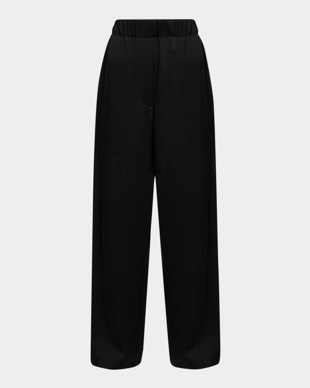 Wide-Leg Pull-On Trousers - 1