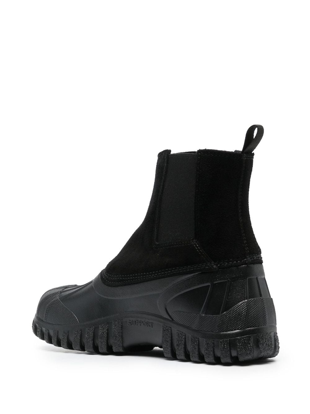 panelled ankle-length boots - 3