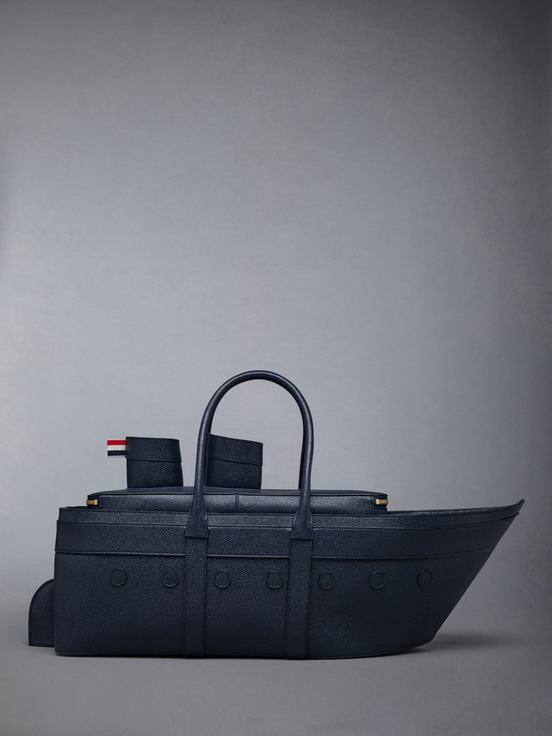 Pebble Grain Leather Cruise Liner Bag 3