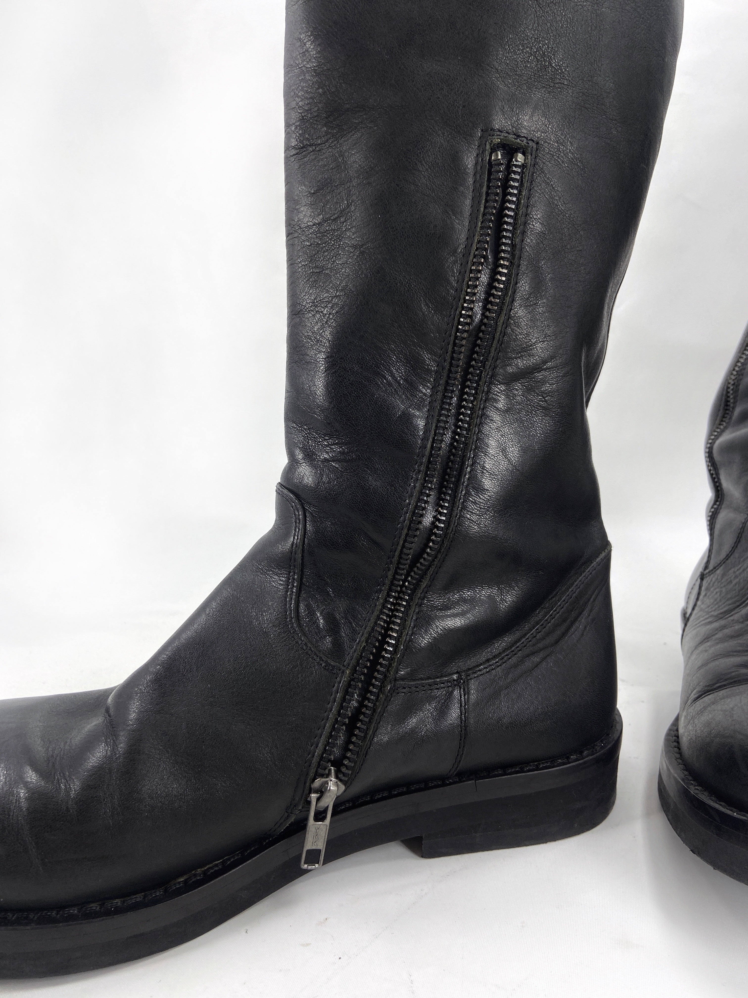 Ann Demeulemeester Fall 2000 Folded Thigh High Boot 43 - 17