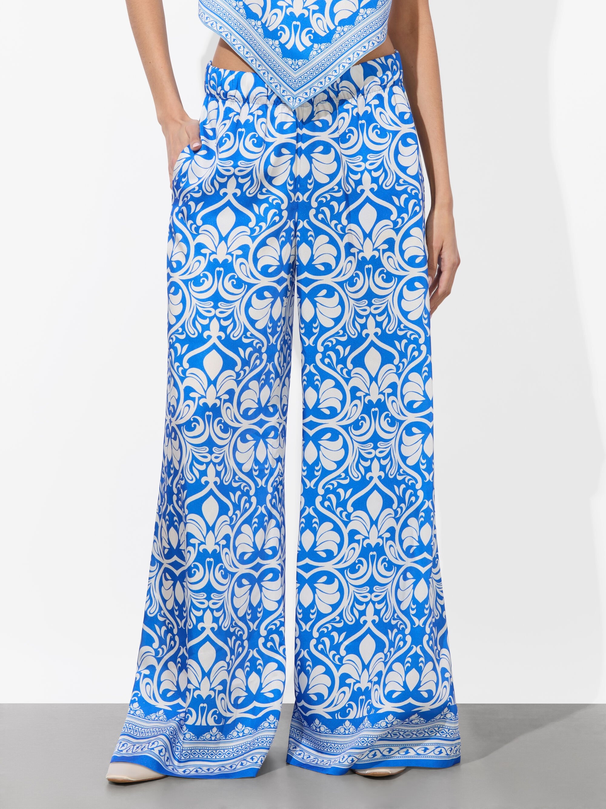 KEEGAN PULL ON WIDE LEG PANT - 2