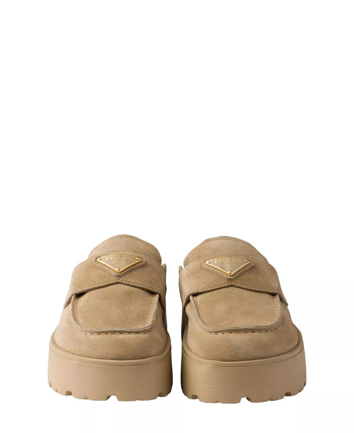 Women's Suede Flatform Mules - 5