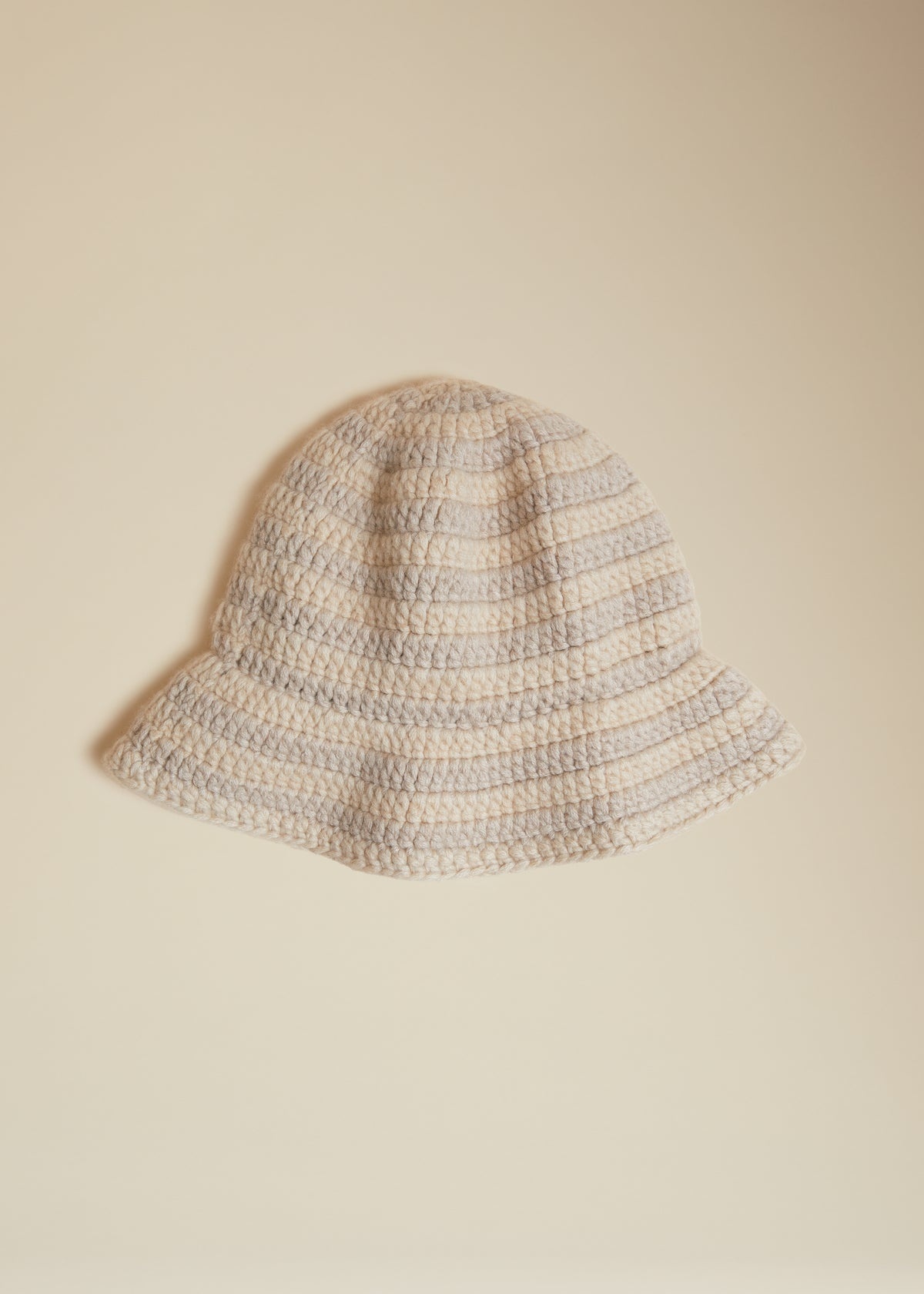 The Kam Bucket Hat in Butter Stripe - 1