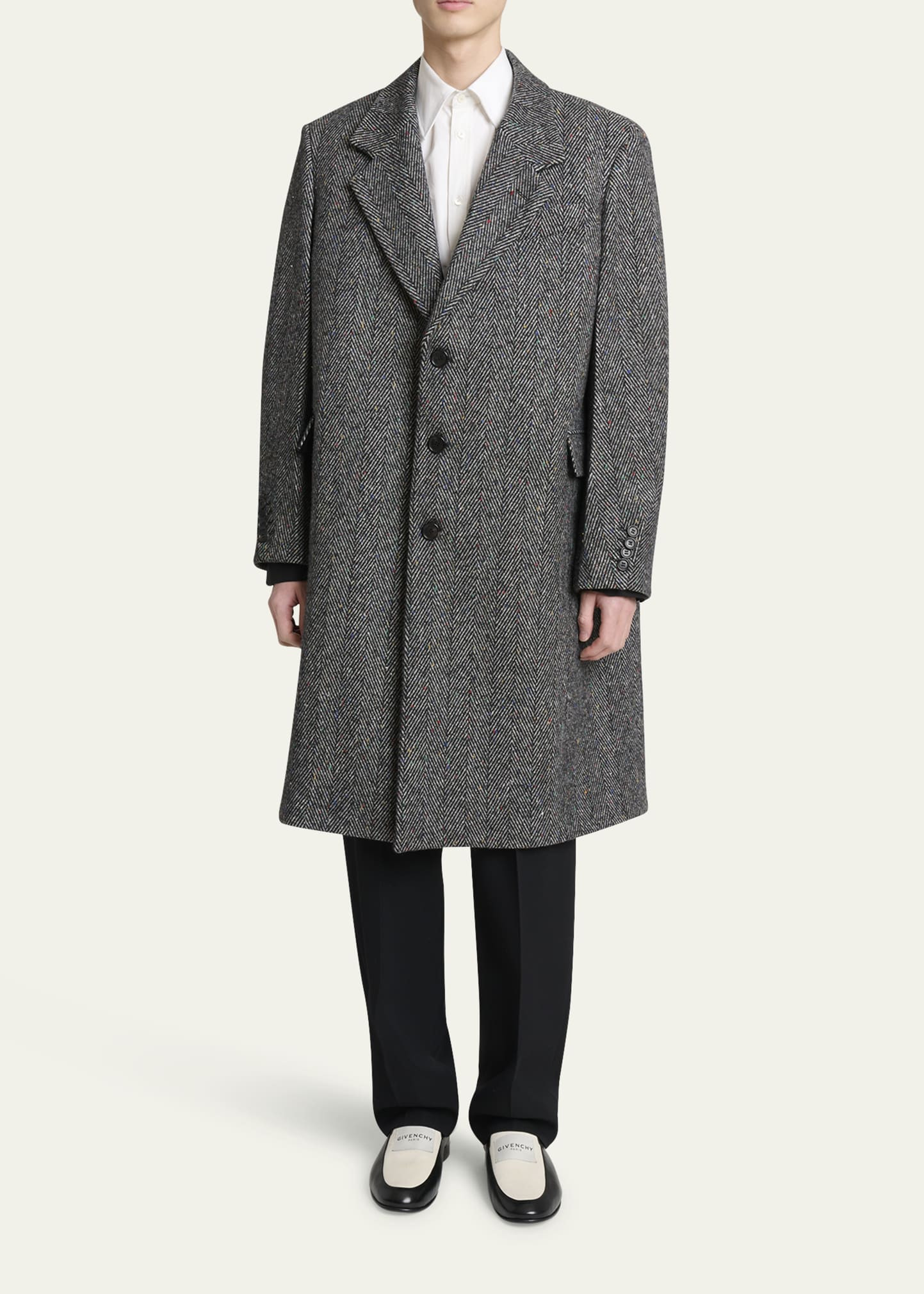 Men's Donegal Herringbone Coat - 2
