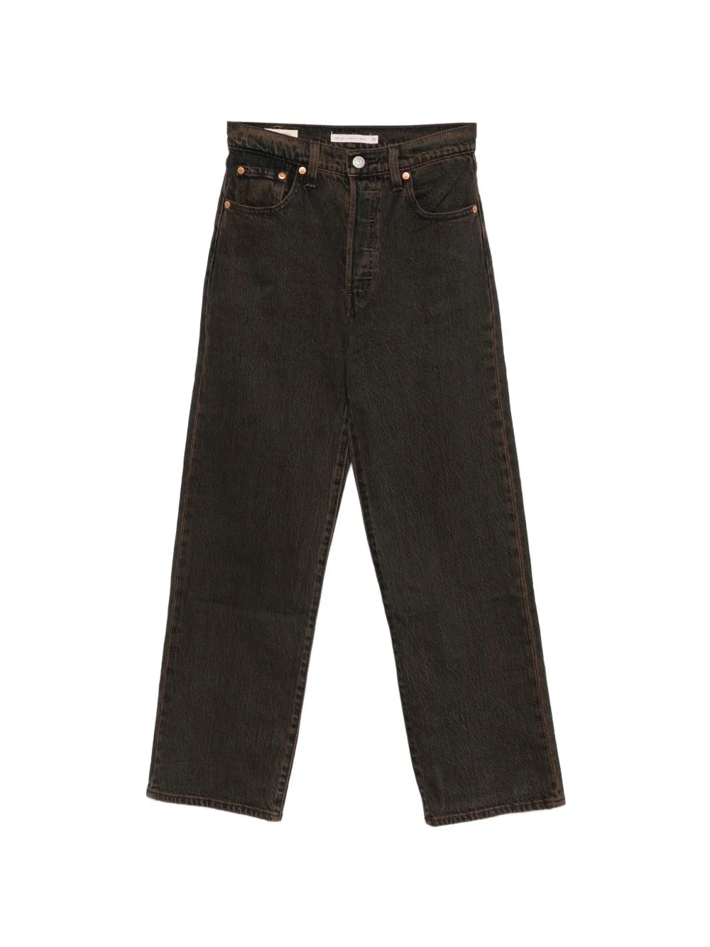 logo-patch belt-loop jeans - 1