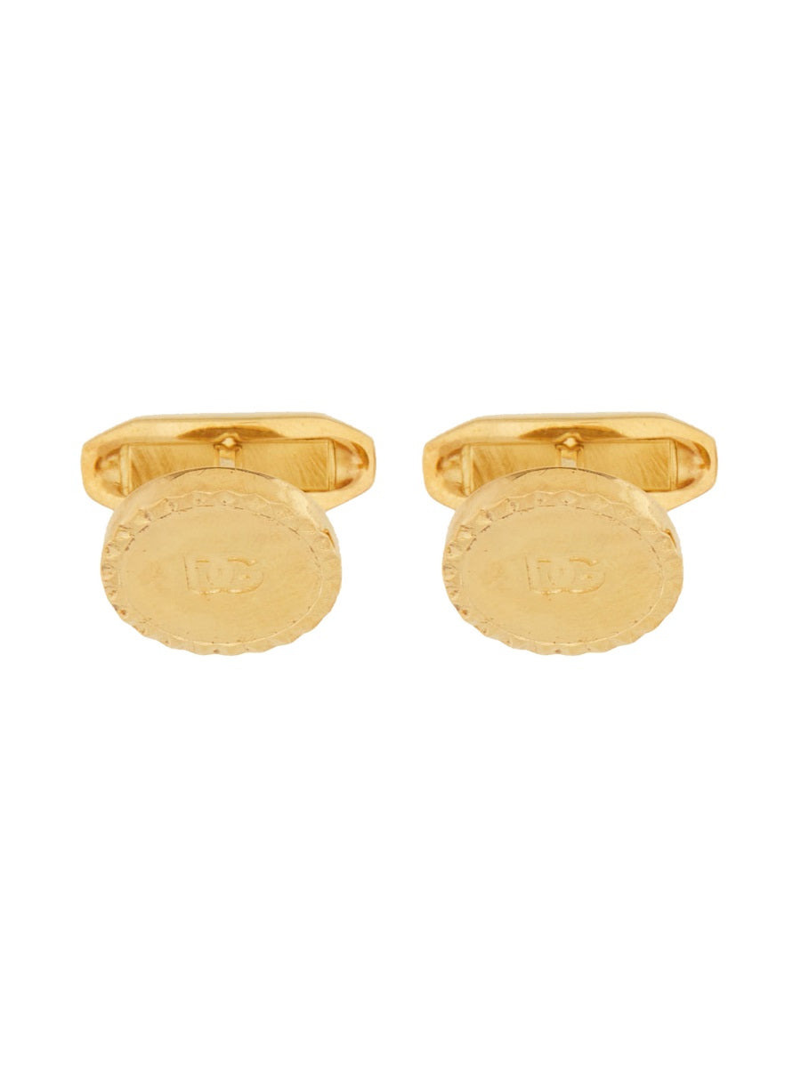 Dolce & Gabbana Men Cufflinks With Logo - 1