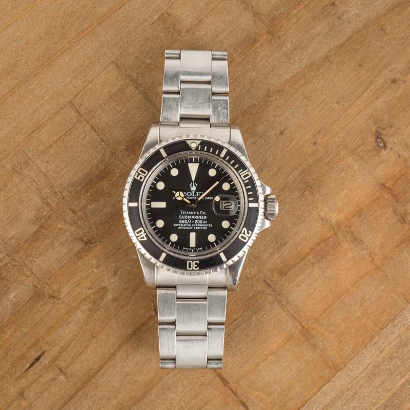 Rolex Vintage Submariner 1680 Tiffany Dial - 11