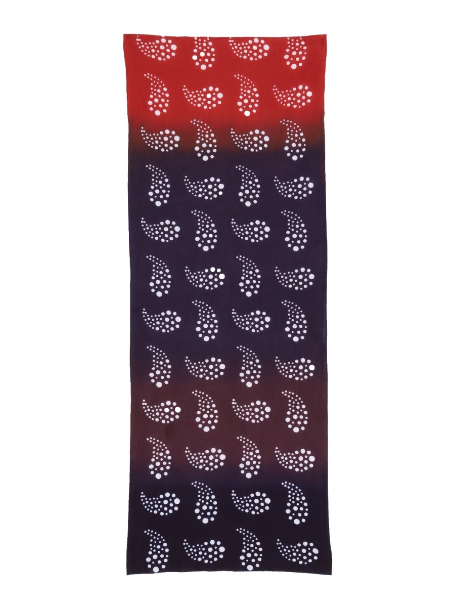 COTTON PAISLEY PRINTED BANDANA SCARF - 1