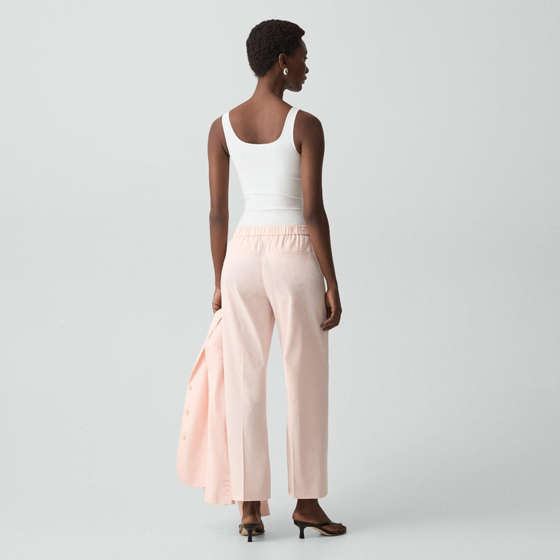 Theory Classic Straight Pull-On Pant in Good Linen outlook