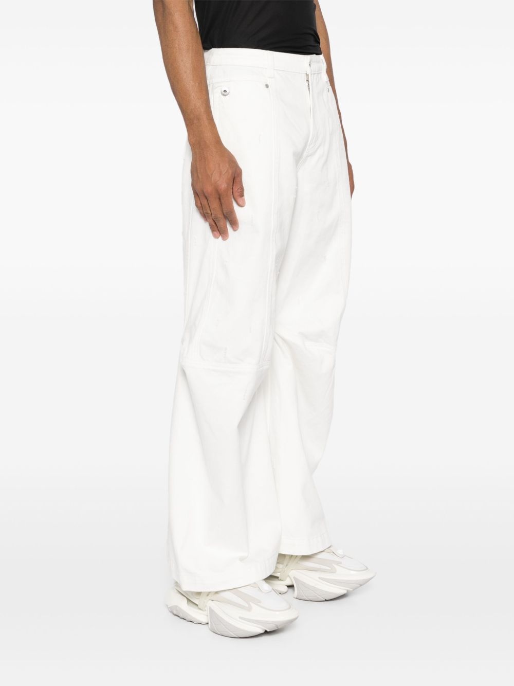 pleated jeans - 3