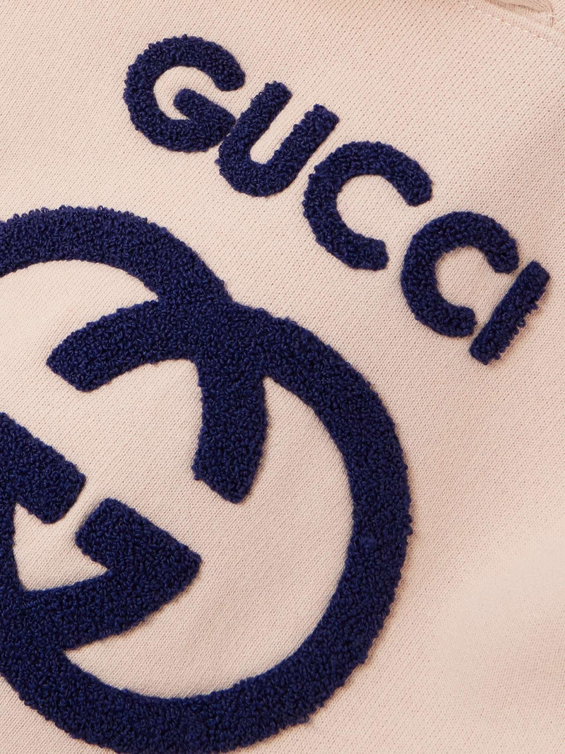 Appliquéd cotton-jersey hoodie 5