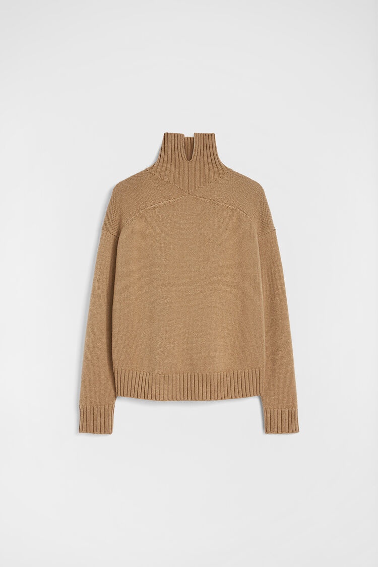 Cashmere Blend High-Neck Sweater - 6