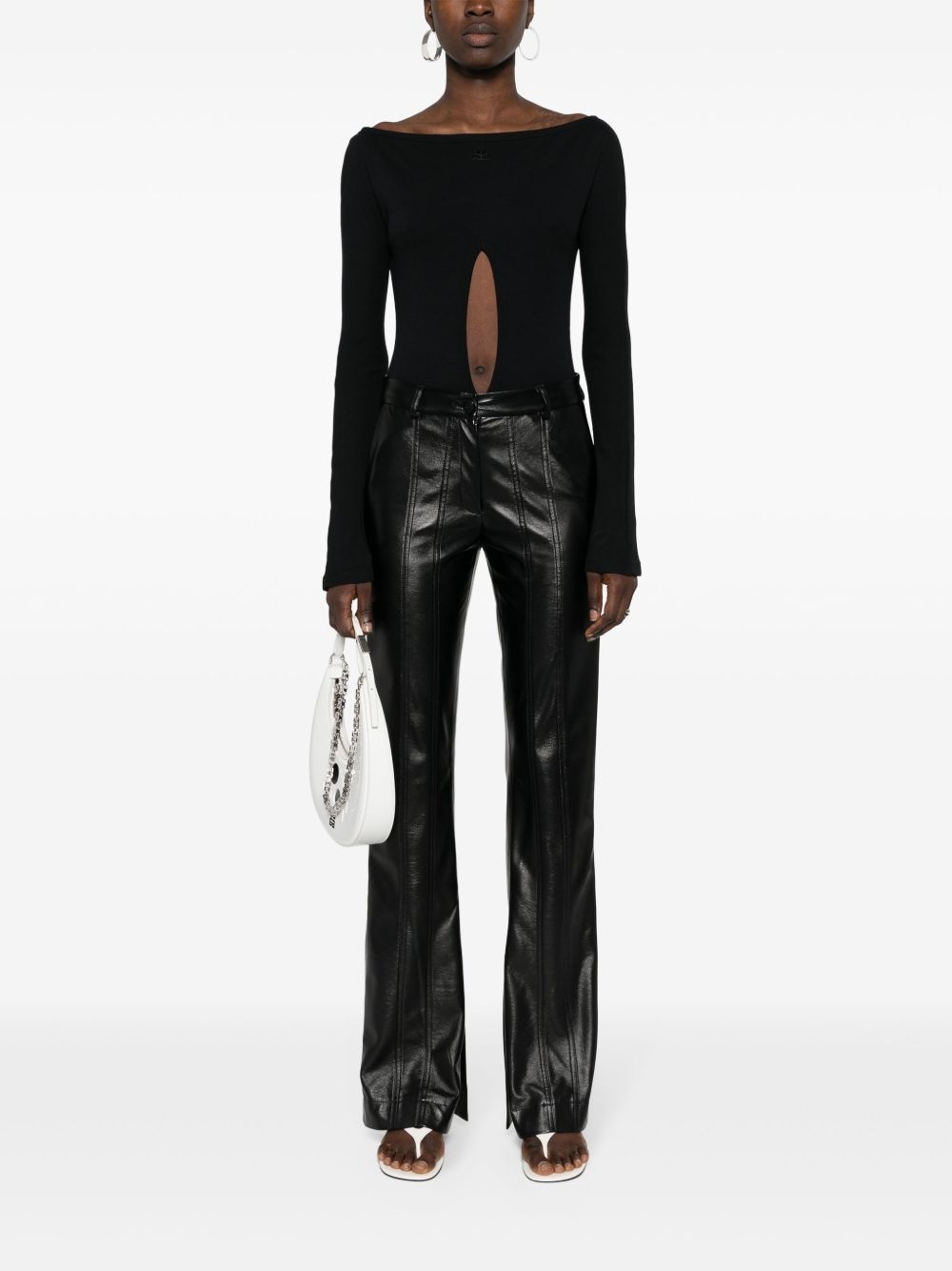 cut-out bodysuit - 2