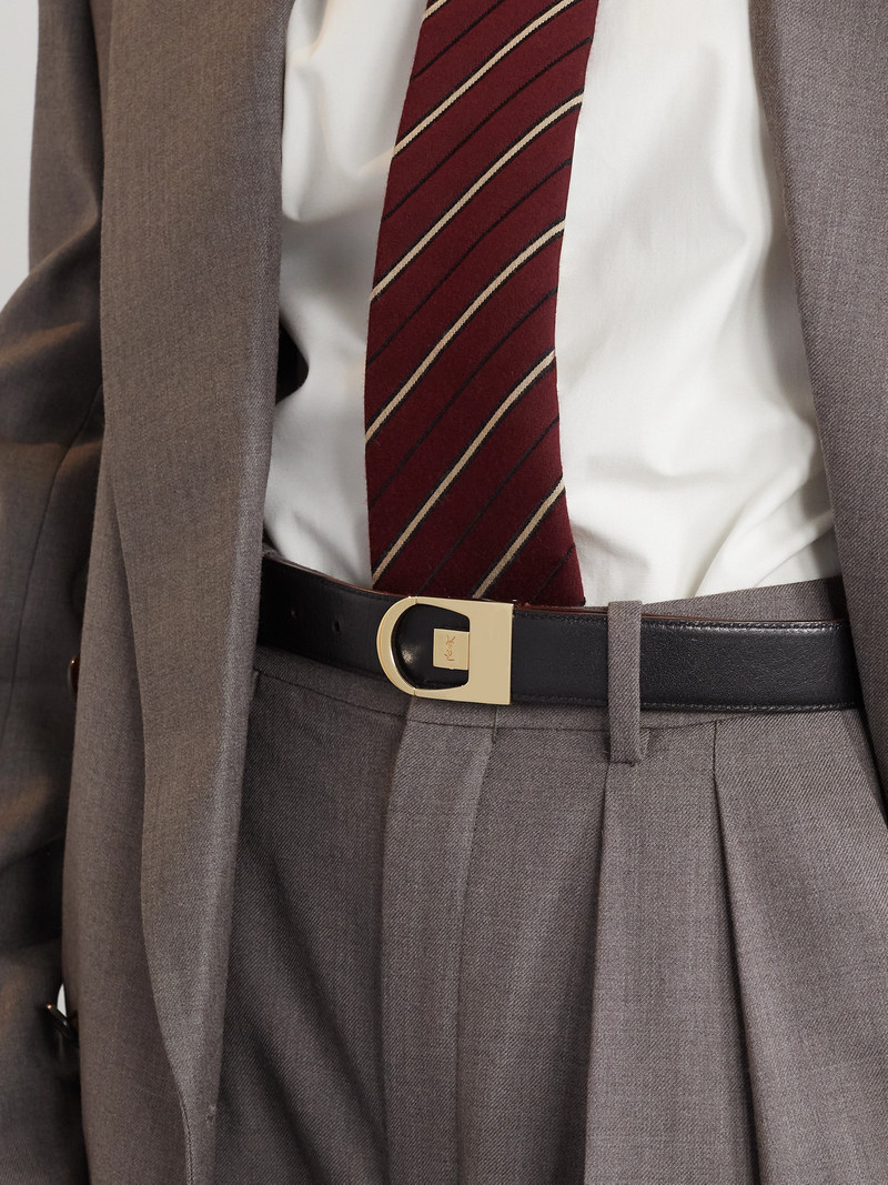 SAINT LAURENT Leather Belt outlook