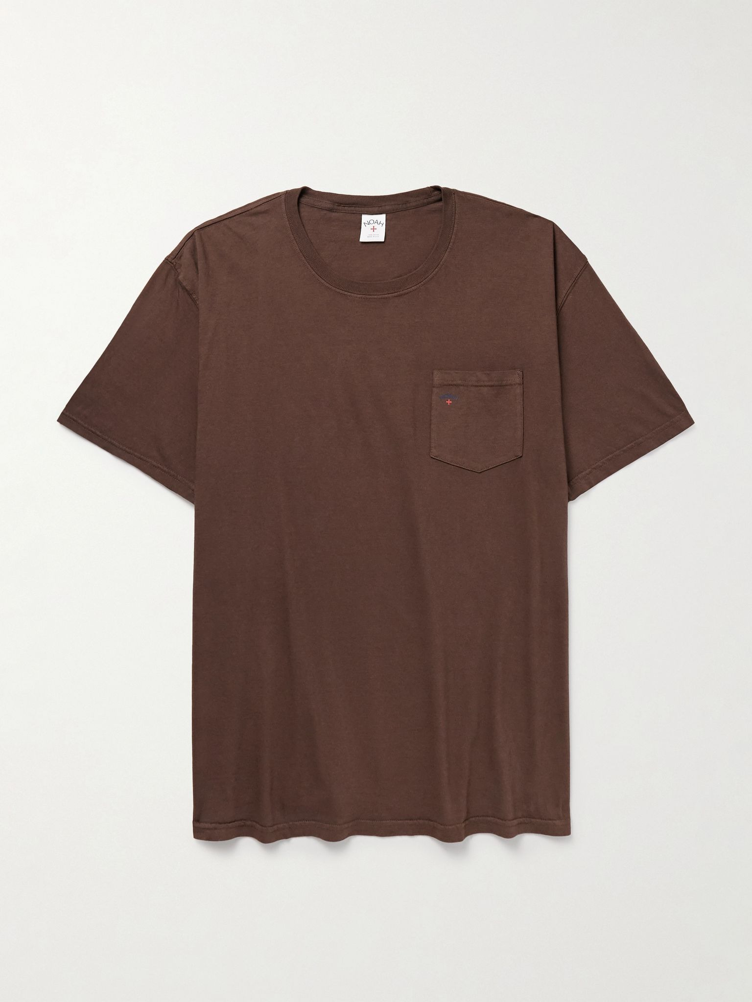 Core Logo-Print Cotton-Jersey T-Shirt Brown - 1