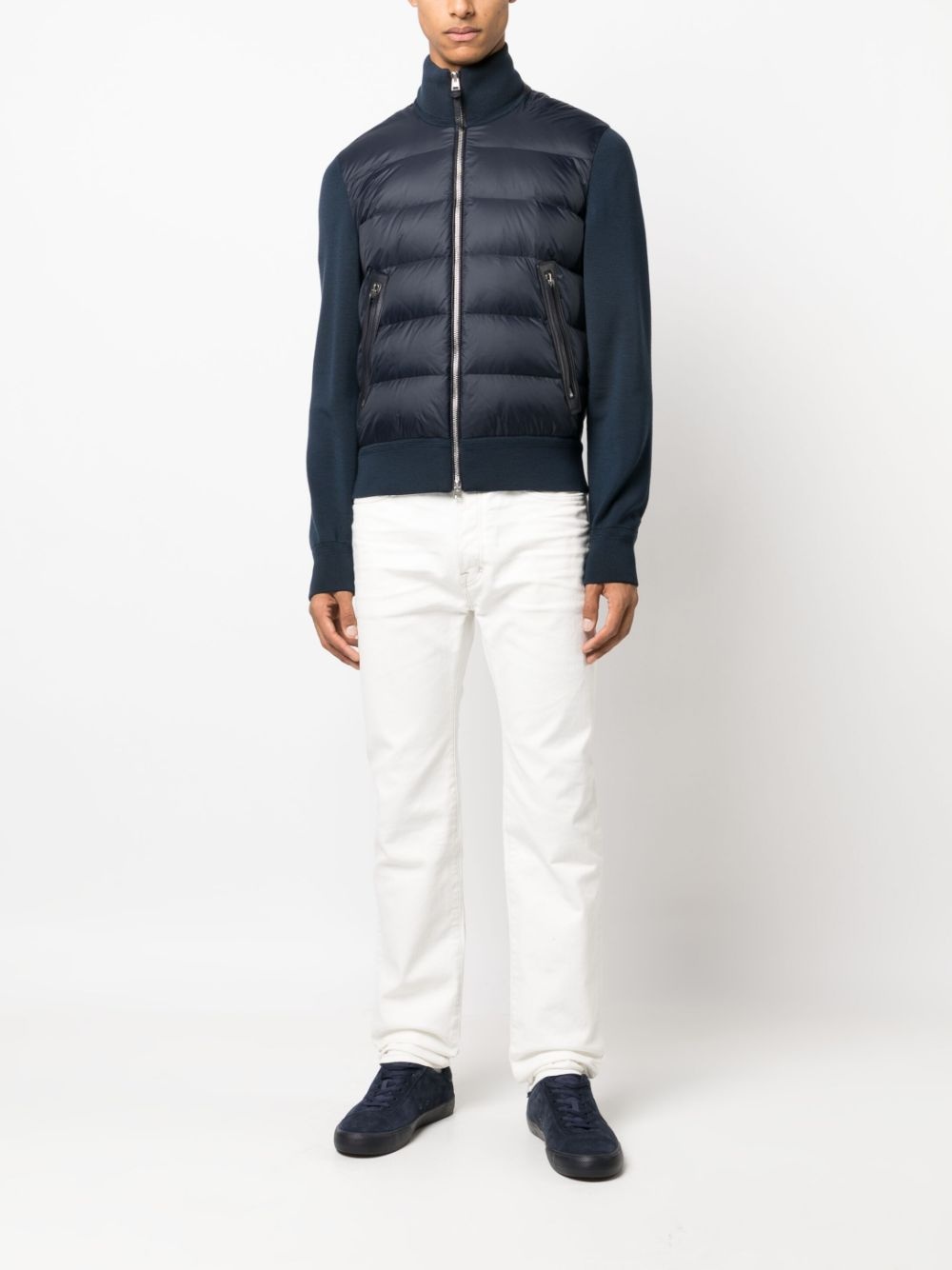 slim-cut cotton jeans - 2