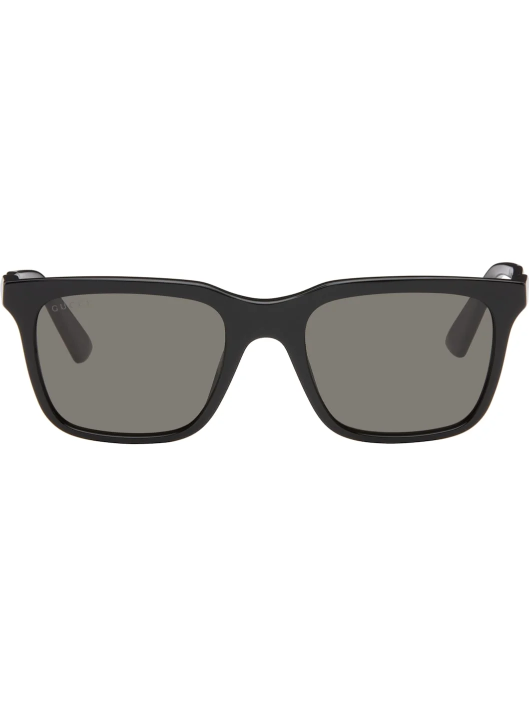 Black Rectangular Sunglasses - 1