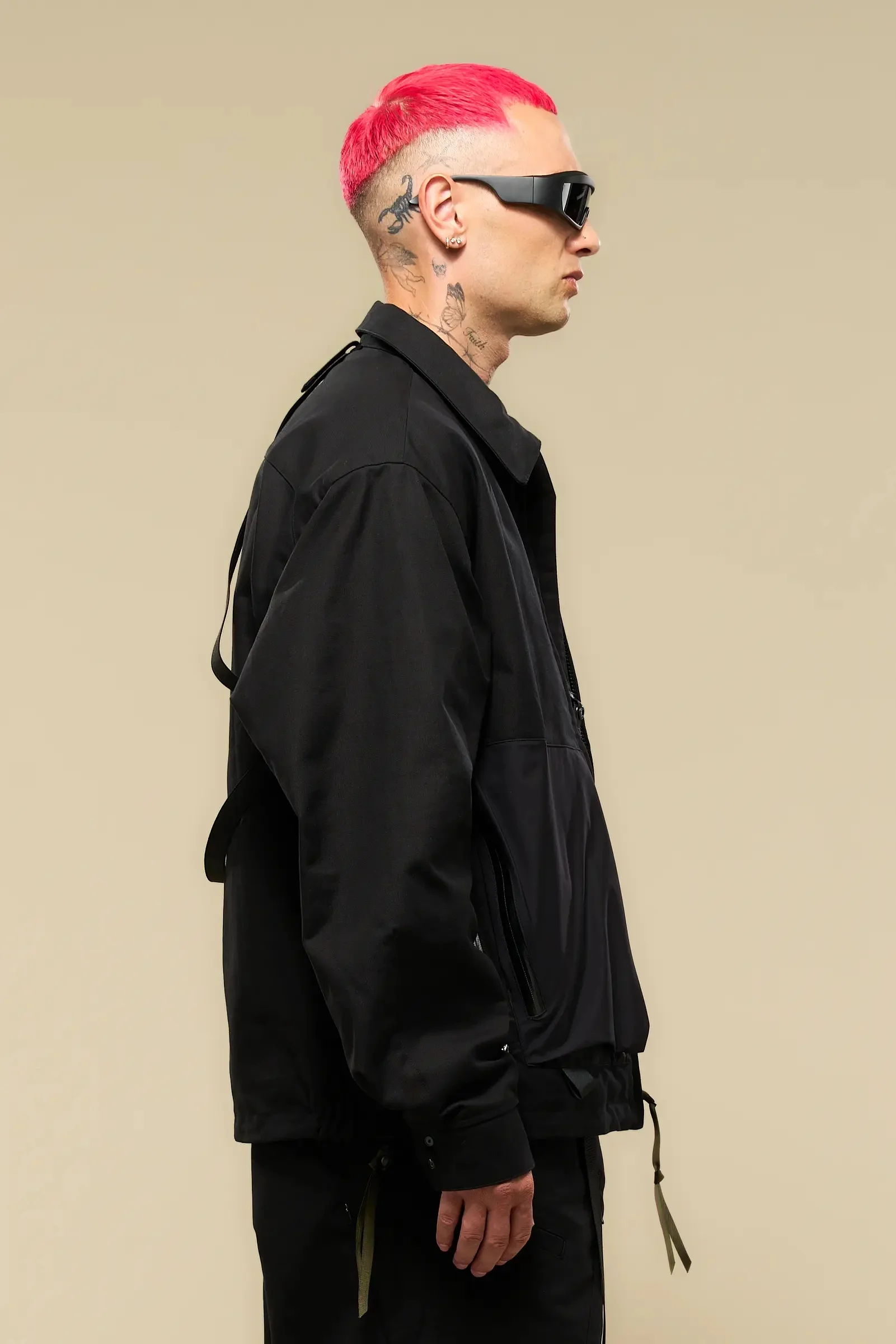 【ACRONYM】\"J121A-KI\"COTTON JACKET ACRONYM J121A-KI Cotton Jacket Black - J121A-KI_SS25 | REVERSIBLE