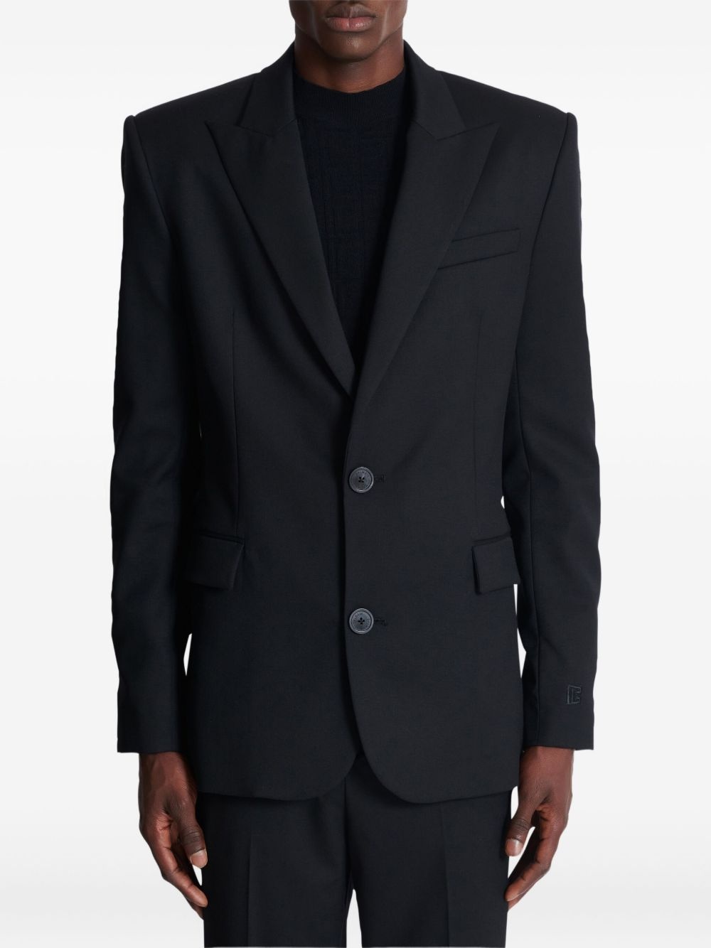 wool blazer - 6