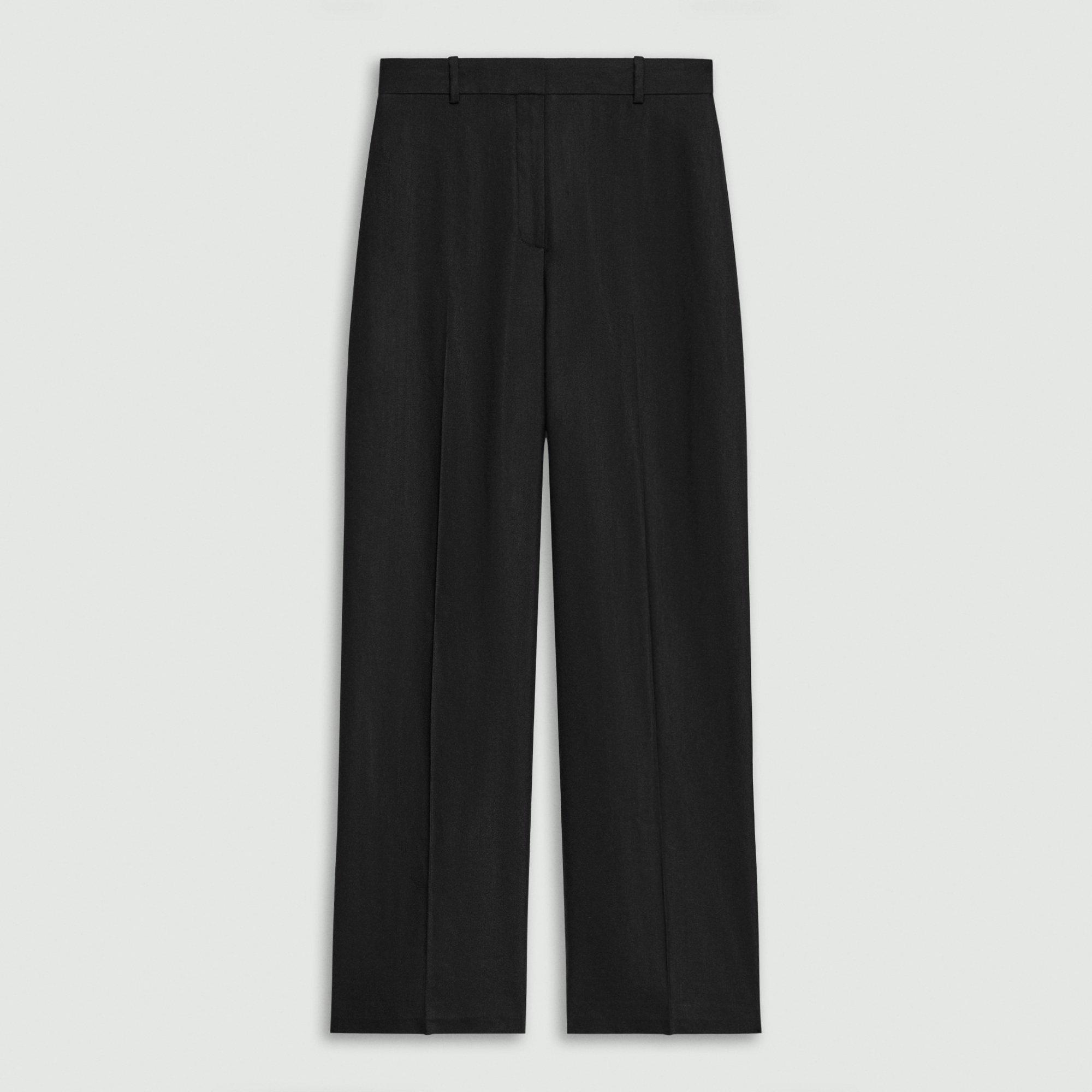 Straight Pant in Linen-Viscose - 1