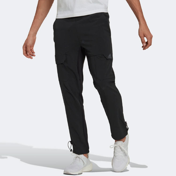 Men's adidas X-City Pant Solid Color Casual Straight Sports Pants/Trousers/Joggers Black HK4477 - 2