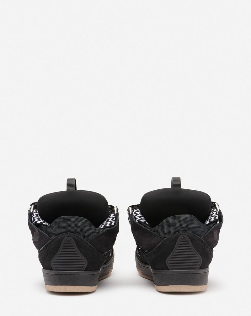 LEATHER CURB SNEAKERS 4
