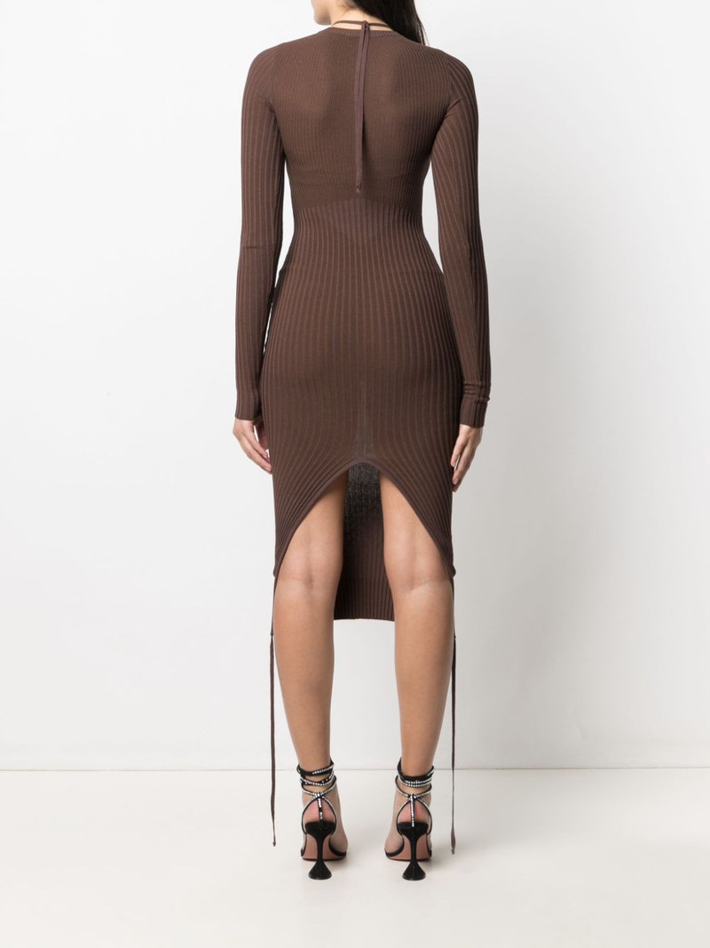 cut-out fitted knitted dress 4