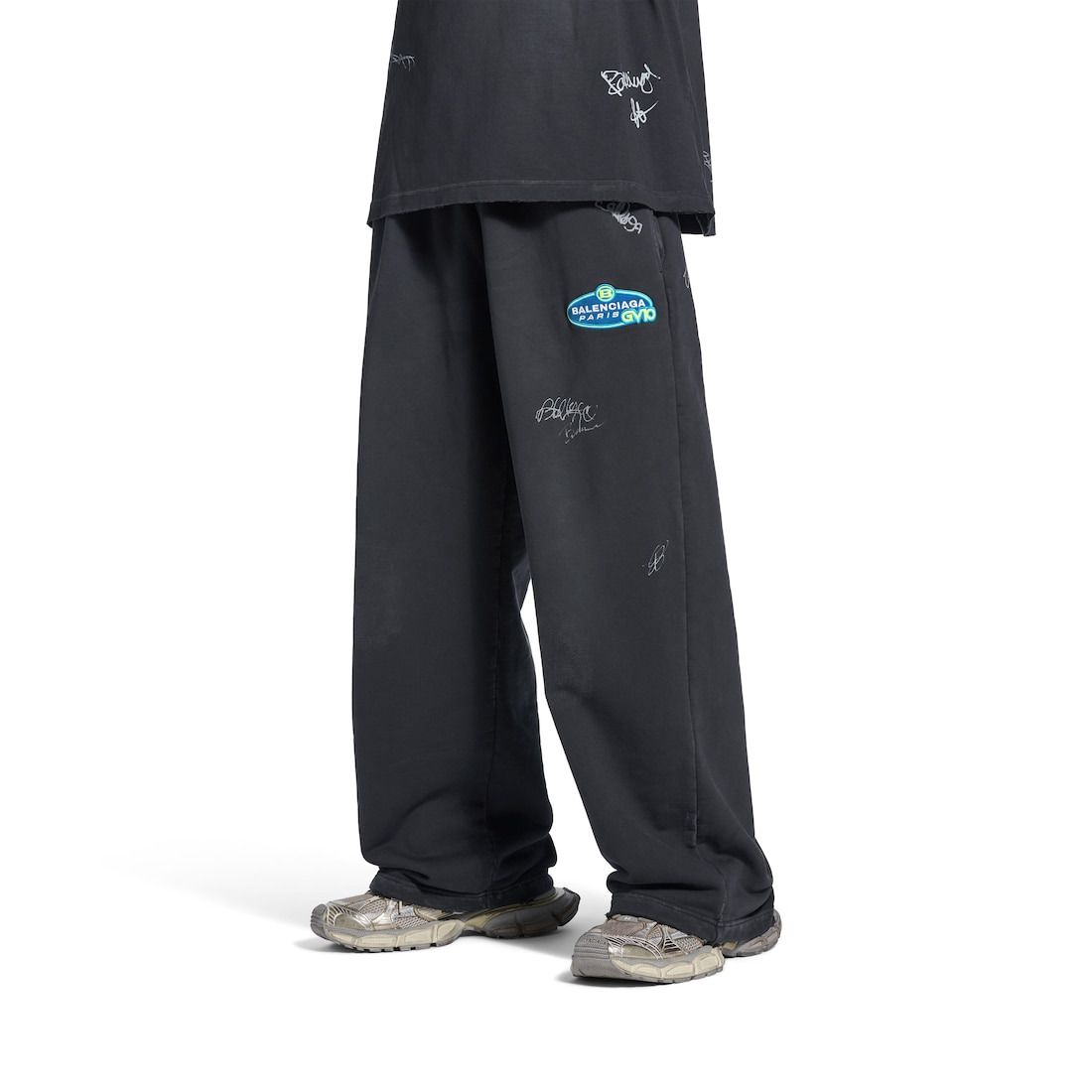 Men's Banana Baggy Pants in Black - 3