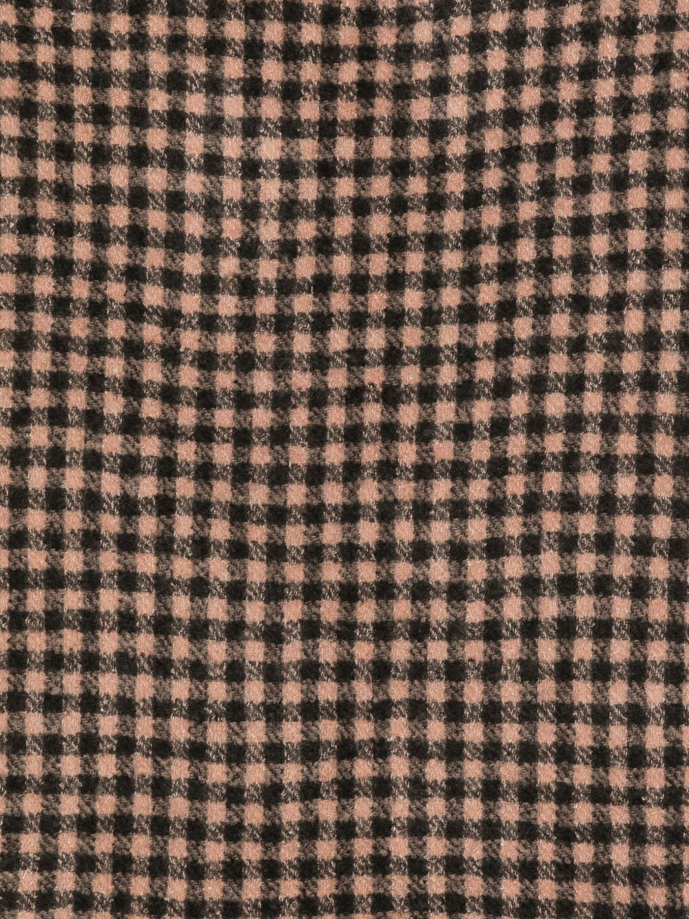gingham-check frayed-edge scarf - 2