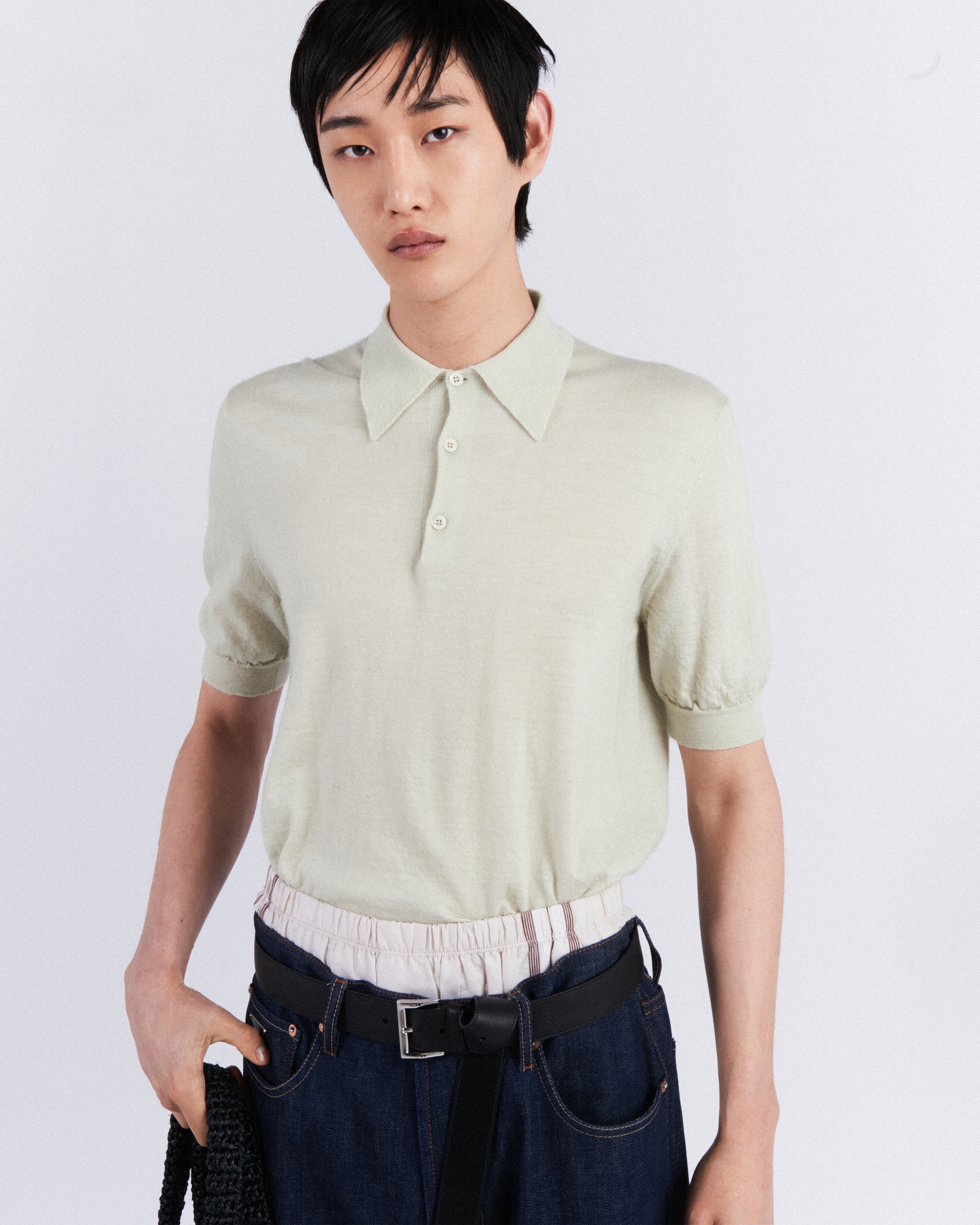 Cashmere polo shirt - 6