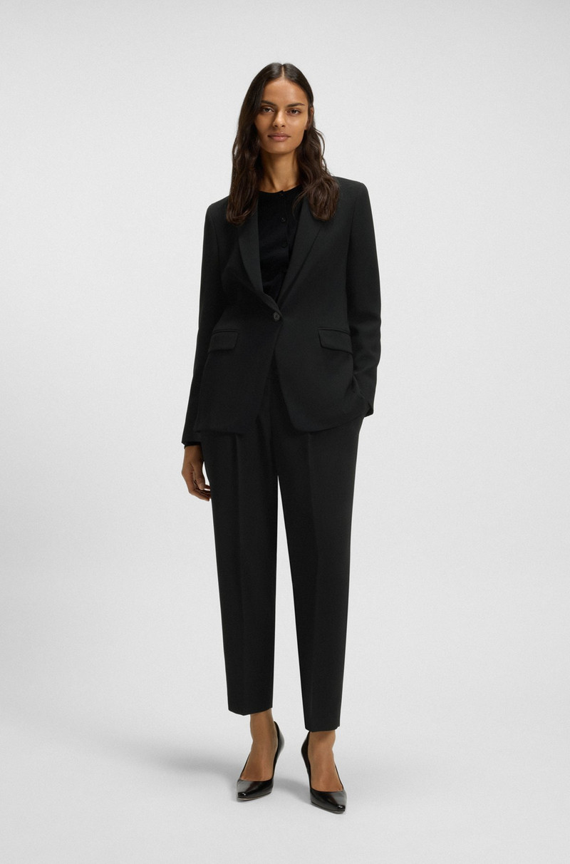 BOSS REGULAR-FIT JACKET IN CREASE-RESISTANT CREPE outlook