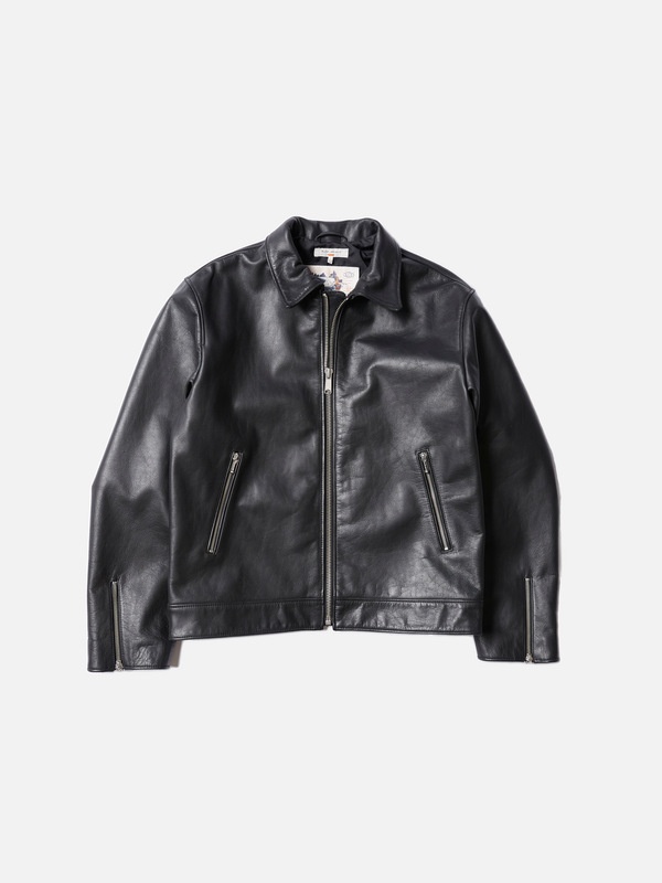Eddy Rider Leather Jacket Black - 1