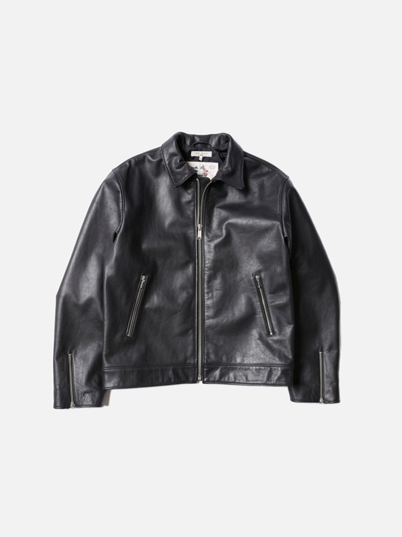 Eddy Rider Leather Jacket Black 1