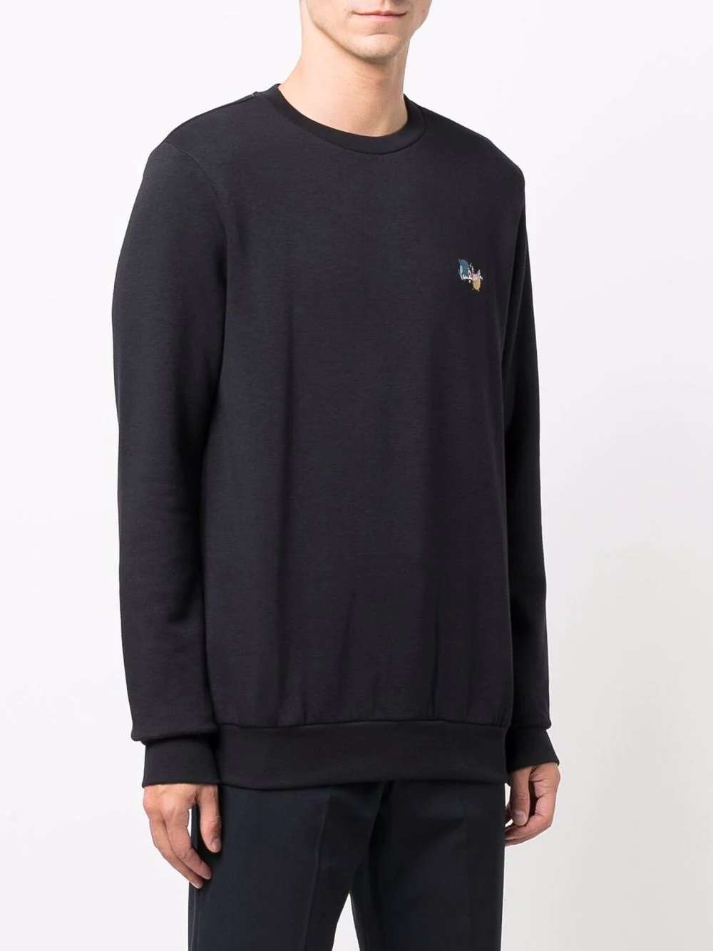 logo-print crew-neck sweatshirt - 3