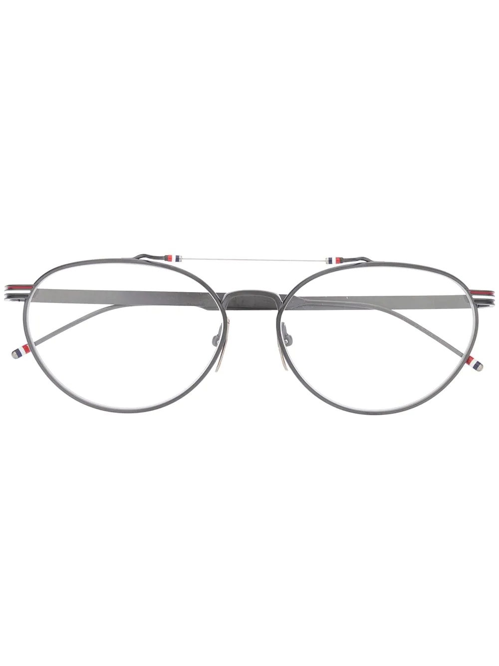 oval frame glasses - 1