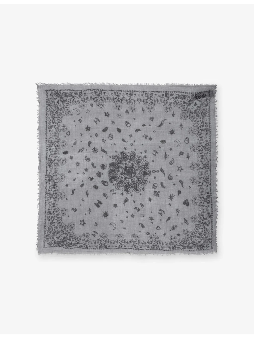 Nuage Cashmere Bandana Scarf - 1
