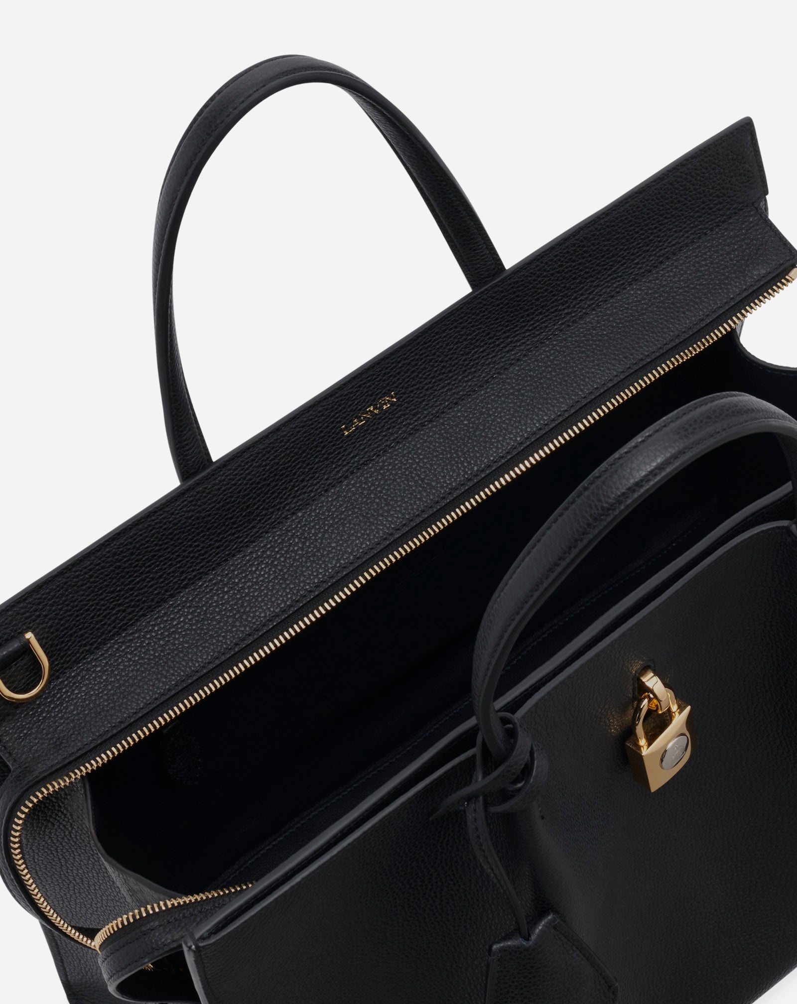 GRAINED LEATHER BOGEY DAY BAG MM - 4