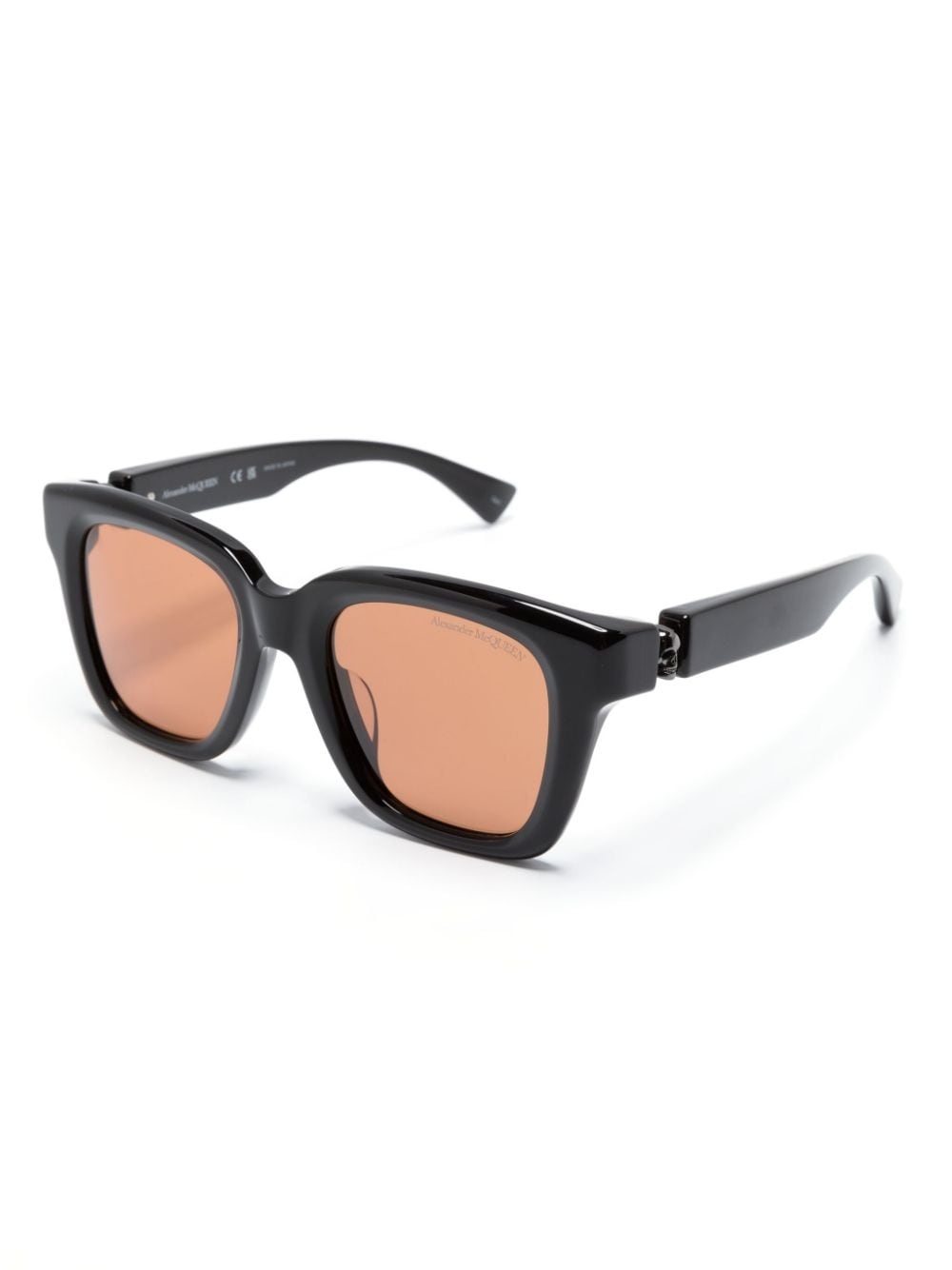 skull-appliquÃ© square-frame sunglasses - 2