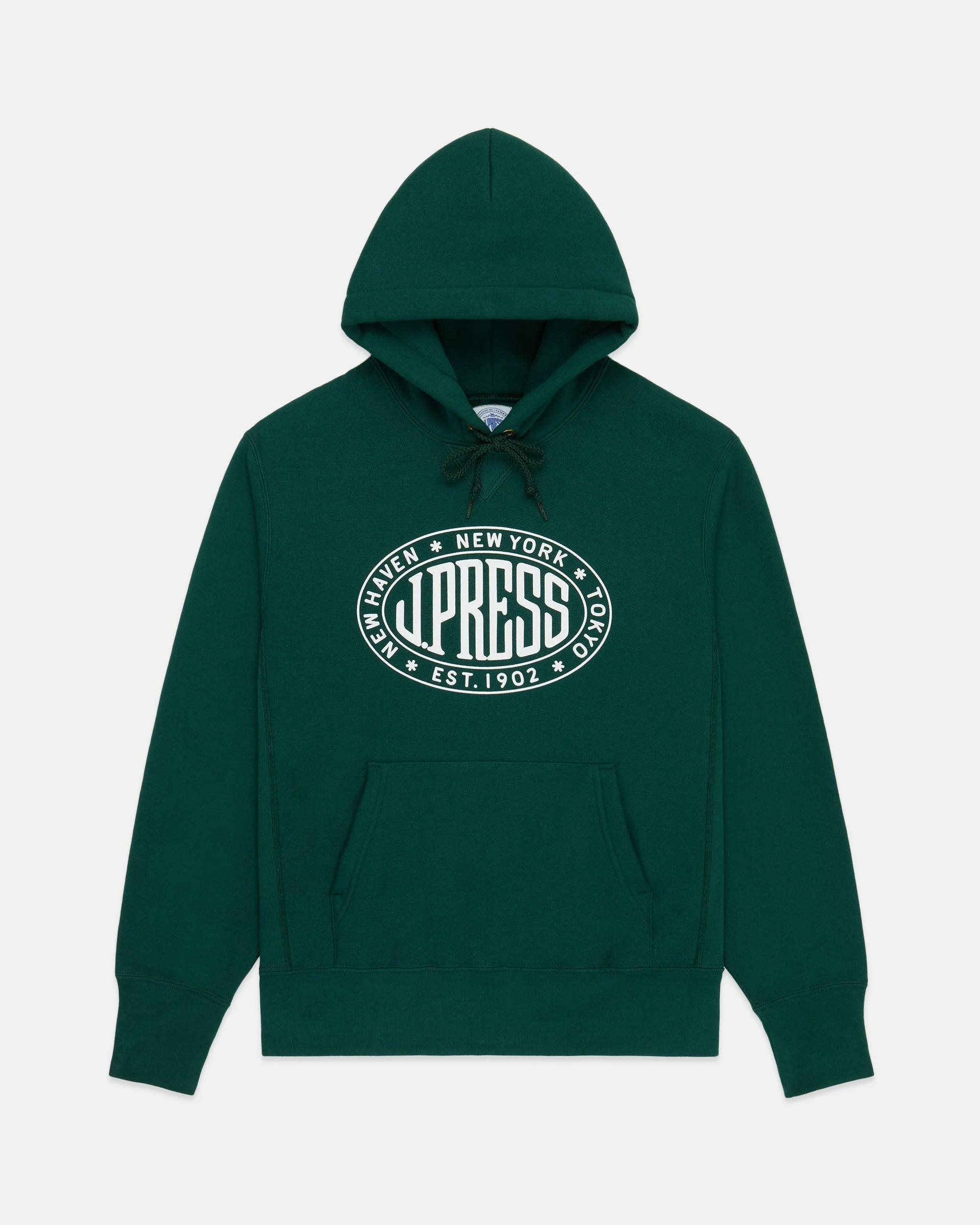 MADE IN USA J. PRESS VINTAGE SEAL LOGO HOODIE - 1