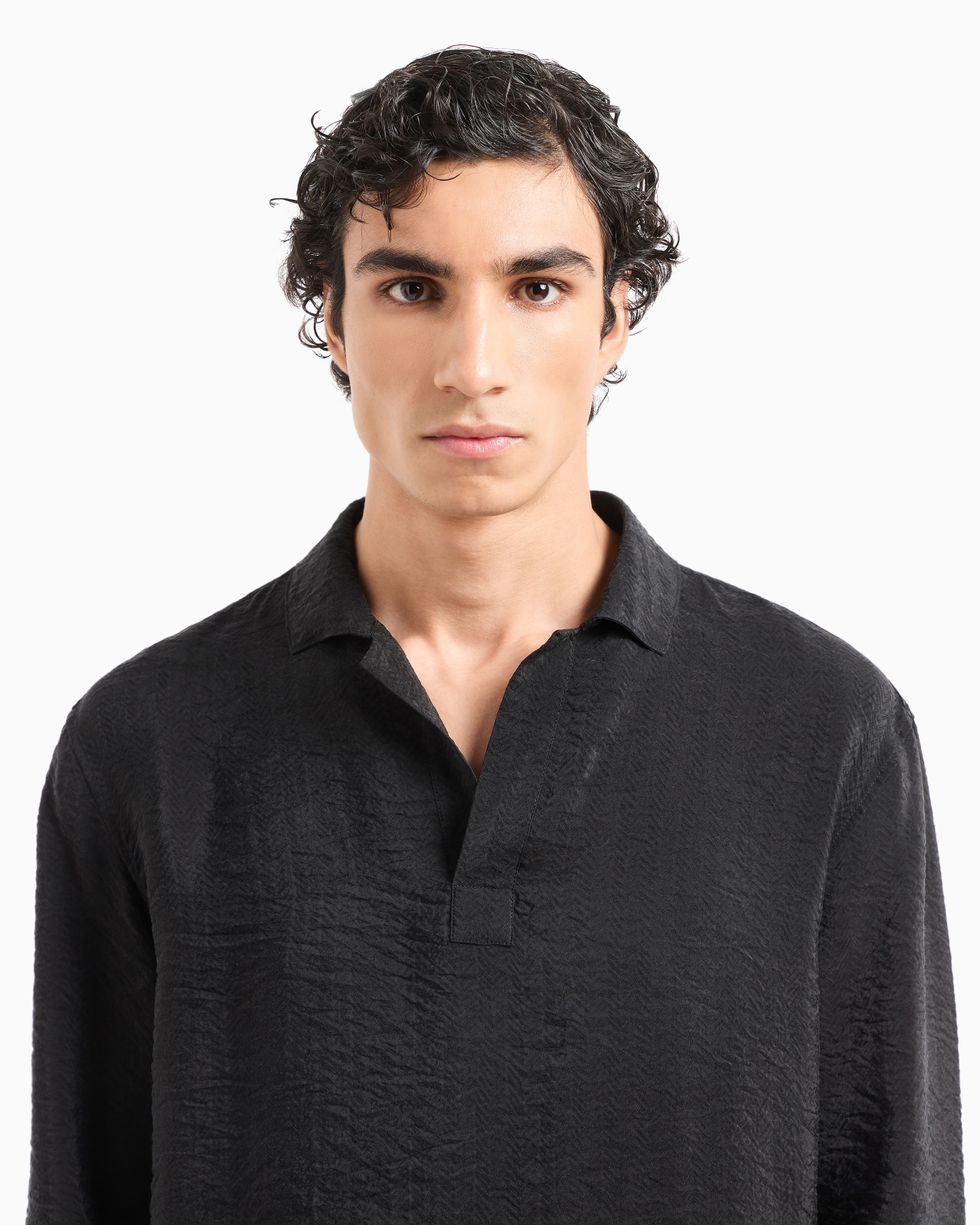JACQUARD CUPRO POLO SHIRT - 5
