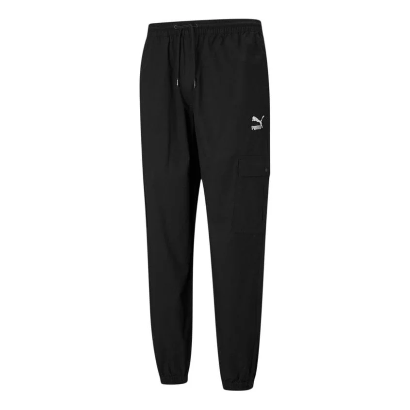 PUMA Casual Sweatpants 'Black White' 531361-01 - 1