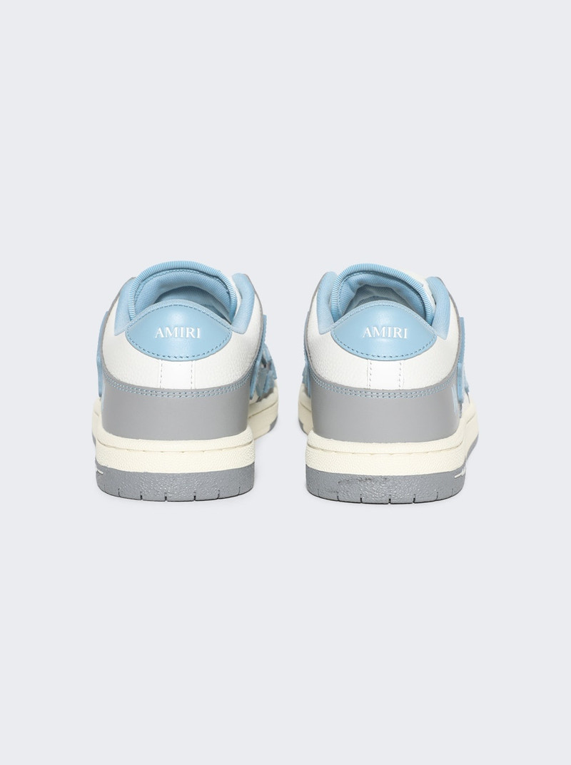 AMIRI Varsity Skel Top Low Sneakers Ocean Sky outlook