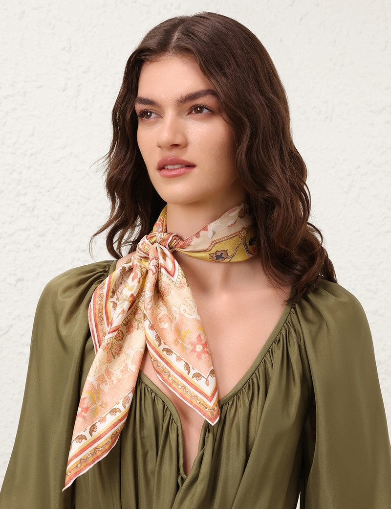 PRINTED SILK SQUARE 70 4