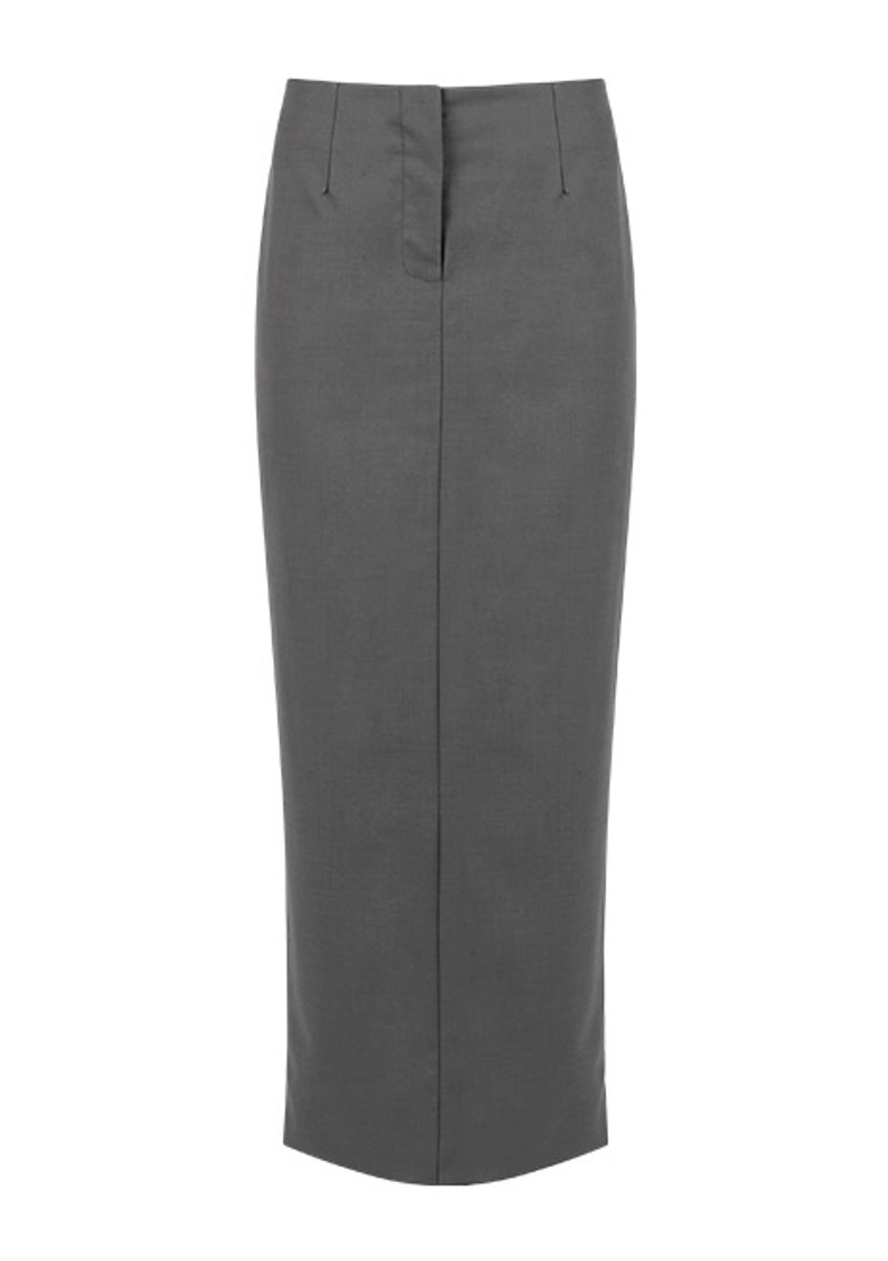 SCRIPT SKIRT PEWTER 1