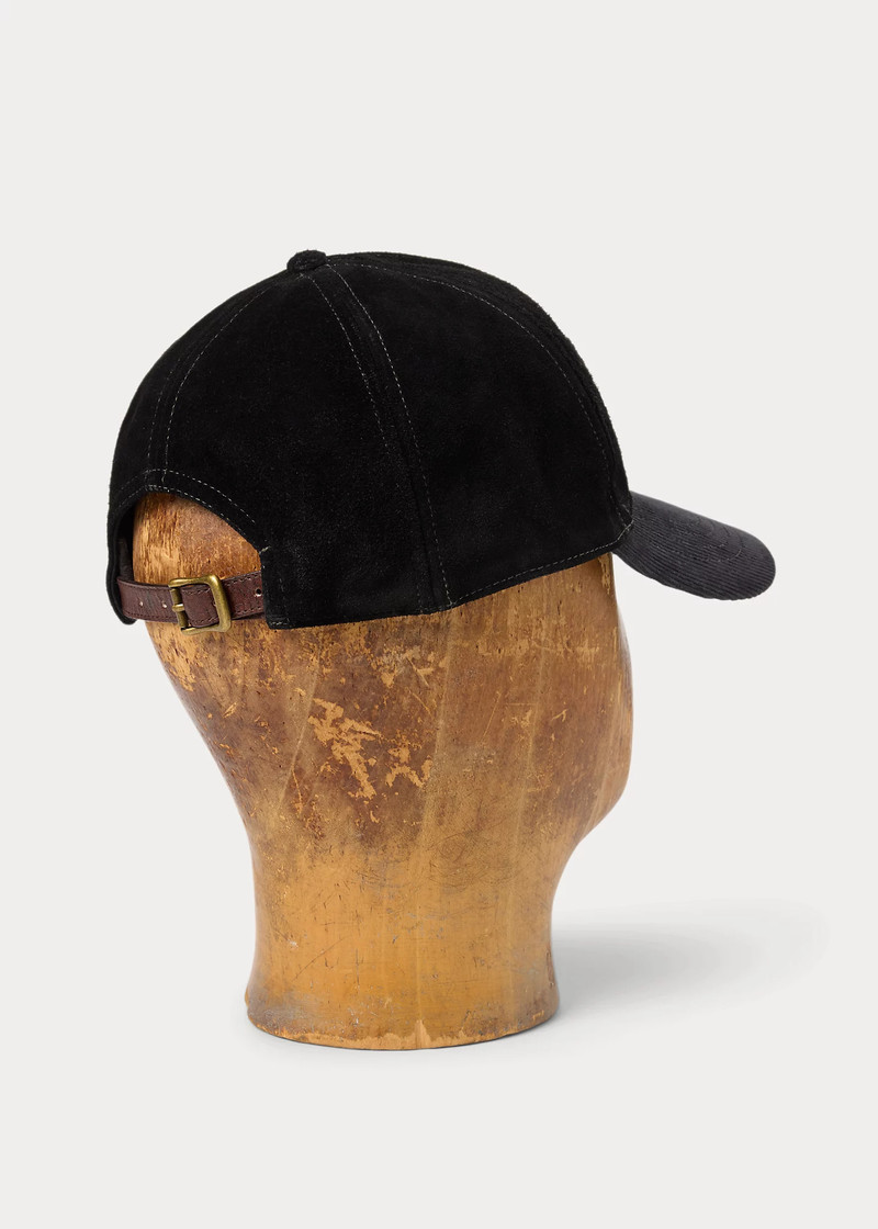 RRL by Ralph Lauren Roughout Suede Trucker Cap outlook